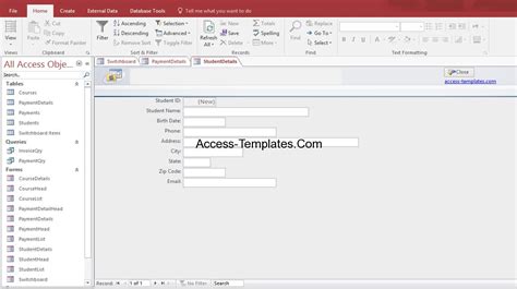 Examples Of Microsoft Access Database Lasopacollections