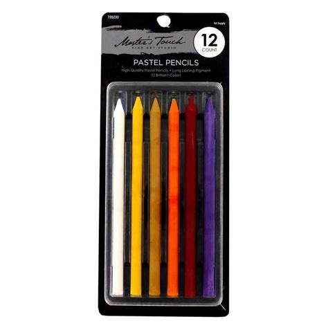 Masters Touch Pastel Colored Pencils 12 Piece Set Hobby Lobby 735233