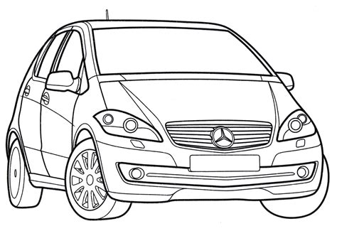 Dibujos Para Colorear Logo De Mercedes Benz Dibujosparaimprimires
