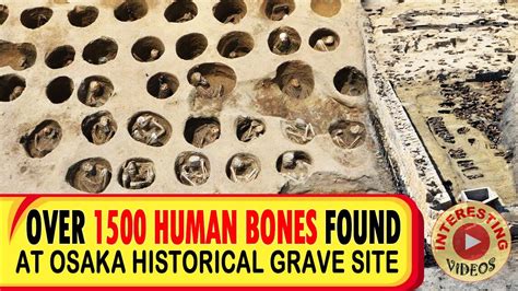 Over 1500 Human Bones Found At Osaka Historical Grave Site In Japan