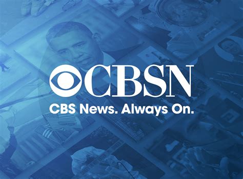 New On Cbs News Cbsn The Live Anchored Streaming News Network The