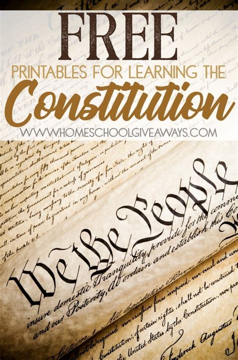 Free Printable Constitution Activities Free Homeschool Deals