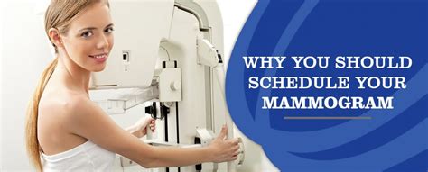Why You Should Schedule Your Mammogram Health Images