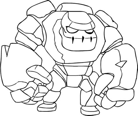 Clash Of Clans Golem Coloring Pages Coloring Pages