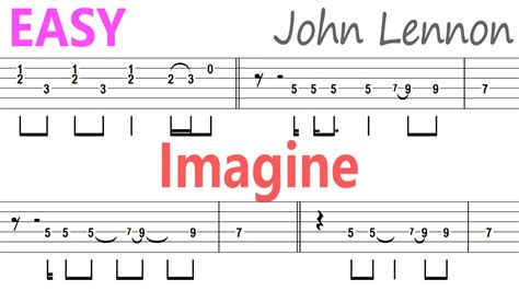 John Lennon Imagine Guitar Solo Tab BackingTrack YouTube