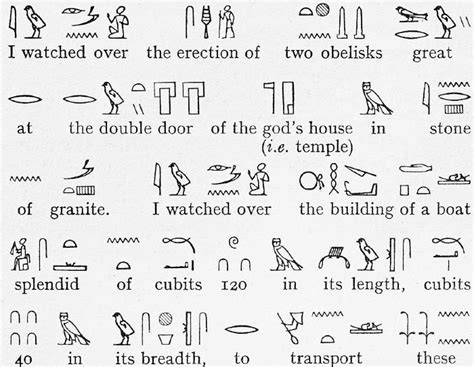 Египетские иероглифы расшифровка на русском в картинках с переводом