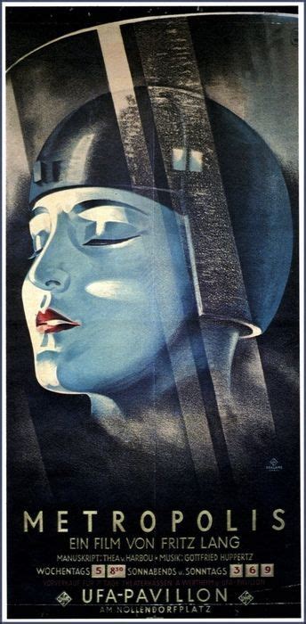 Metropolis 1927 Movie Poster Movie Poster Art Movie Posters