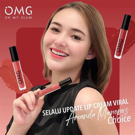 Jual Omg Oh My Glam Matte Kiss Lip Cream Shopee Indonesia