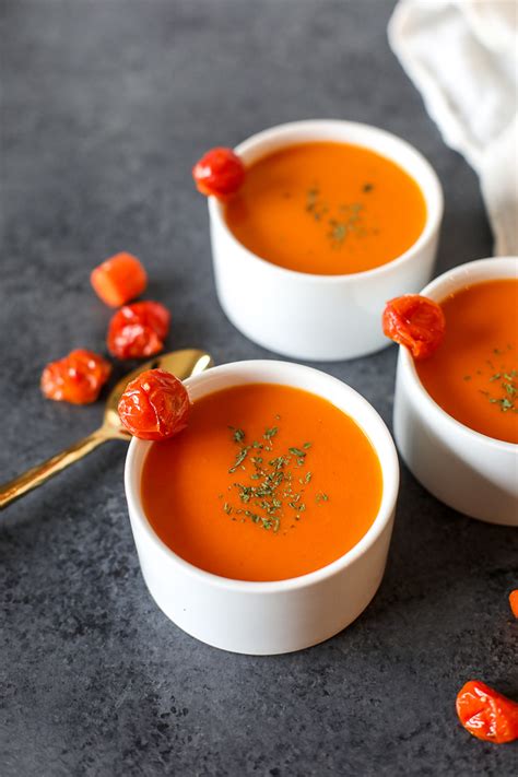 Cherry Tomato And Carrot Soup Whole30 Little Bits Of