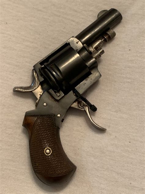 Liege British Bulldog Revolver Belgium Circa 1890 32 Caliber 32 S