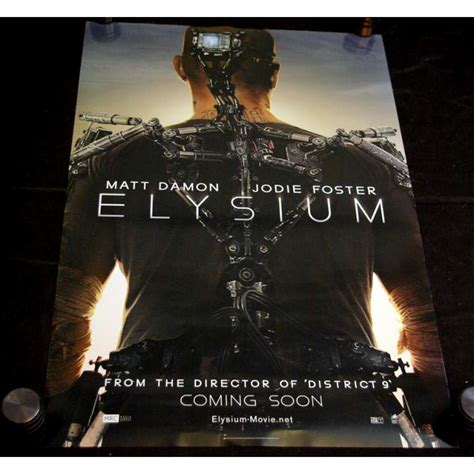 Elysium Original Us Movie Poster Prev N2 2013 Will Smith Shylaman
