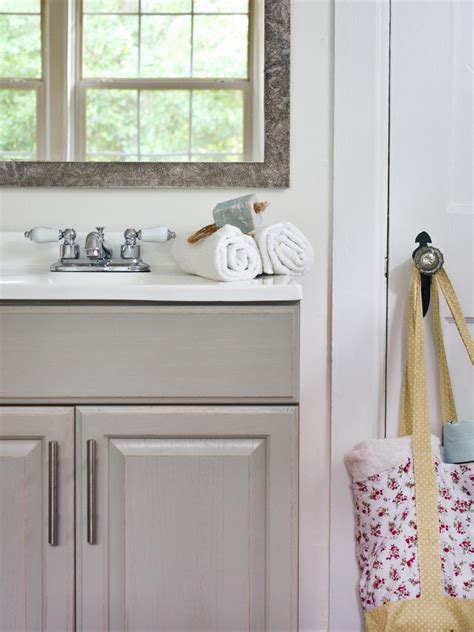 Bathroom vanities are the furnishing underdogs ranked the lowest priority over the tub, wallpaper, and mirror. Small Bathroom Vanities | HGTV