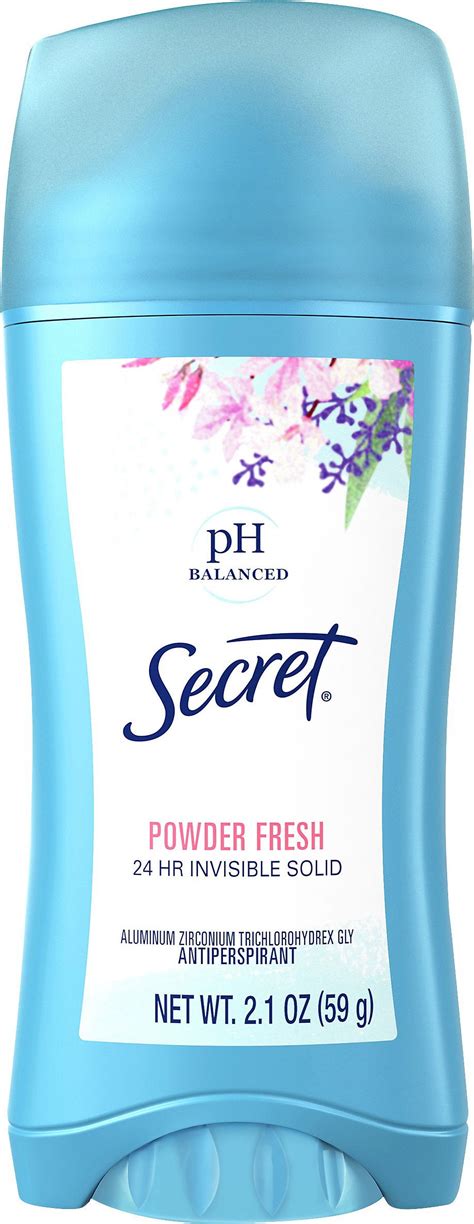 Secret Invisible Solid Anti Perspirantdeodorant Ph Balanced Powder