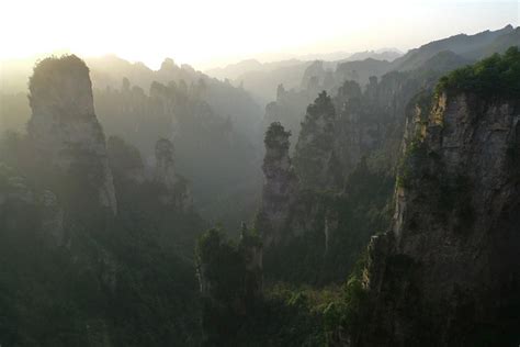 Geological Photography Zhangjiajie National Forest Park Mountains