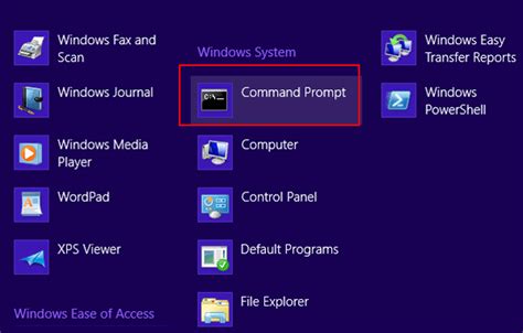 How To Enable Command Prompt On Windows 8 Computer