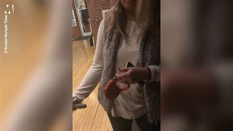 Racist Woman Filmed Stopping Black Trying To Get Into His Own Apartment