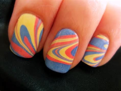 Marble Nail Art Without Water Entertainment News Photos Videos