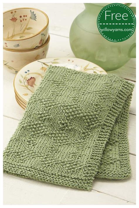 5 Simple Dish Towel Free Knitting Patterns