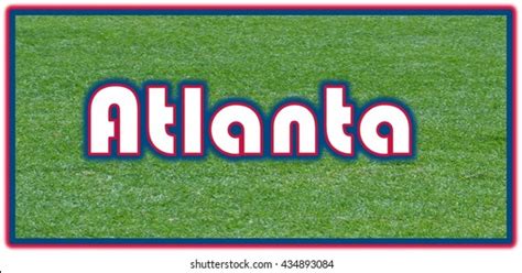 Atlanta Word Clip Art Stock Illustration 434893084 Shutterstock