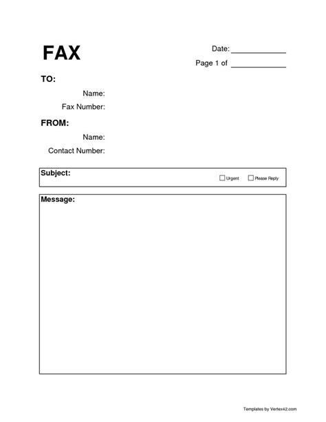 15 free cover templates that will impress the socks off employers. Free Printable Fax Cover Template | Printable Blank Fax ...