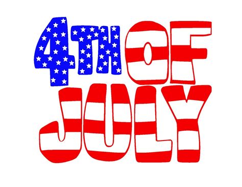 Fourth of July SVG or Silhouette Instant Download