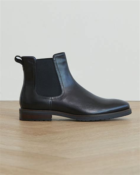 Steve Madden Tm Sverne Black Leather Boots Rw Co