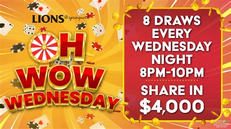 Oh Wow Wednesday Lions Springwood