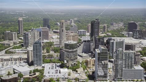 Buckhead Skyscrapers And Office Buildings Atlanta Georgia Aerial