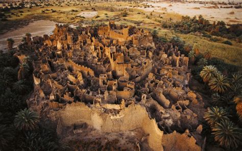 The Ruins Of The Ancient City Of Djado Located In The Sahara In