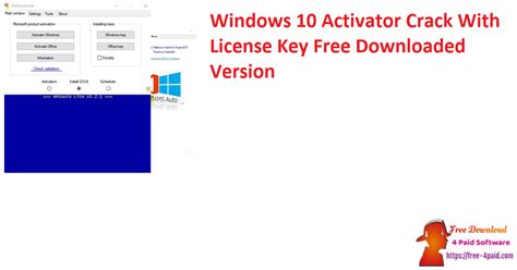 Windows 10 Activator Crack Free Downloaded Full Version 2023 Free