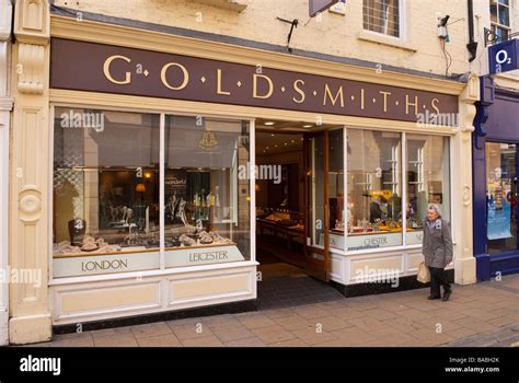 Goldsmiths The Jewellers Shop Store In Yorkyorkshireuk Stock Photo