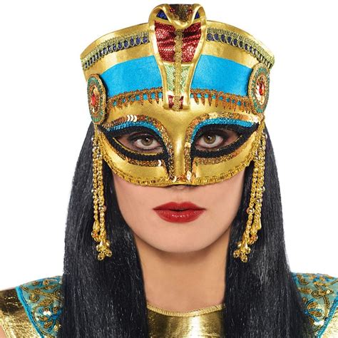 Details About Egyptian Cleopatra Mask Headpiece Crown Pharaoh Ancient