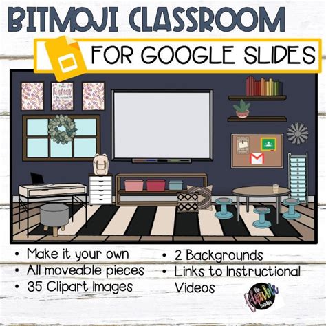 Bitmoji Classroom Bitmoji Template Digital Classroom Etsy
