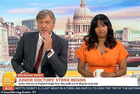Good Morning Britain S Richard Madeley And Ranvir Singh Are Caught Whispering Off Camera