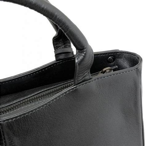 Yoshi Henley Medium Leather Grab Bag With Bow Detail