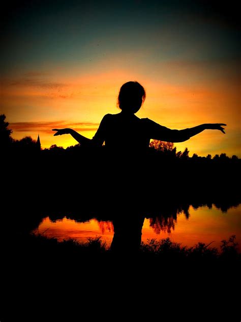 Sunset Dancing Silhouette By Aurelieromanse On Deviantart
