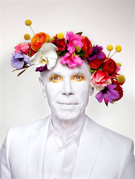 Jeff Koons With Floral Headpiece Martin Schoeller Jeff Koons Art