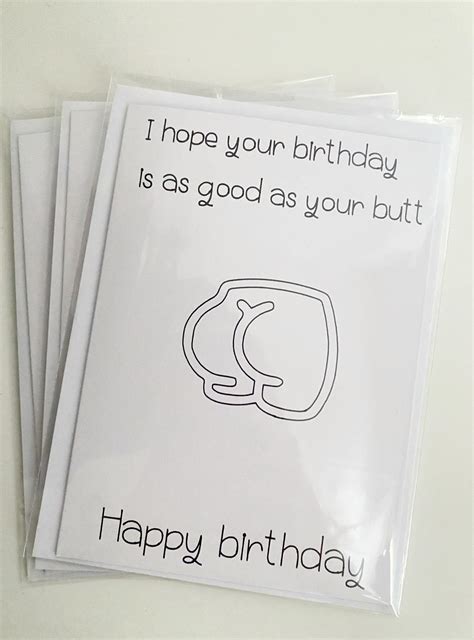 Funny Birthday Card I Hope Your Birthday Is As Good As Your Etsy