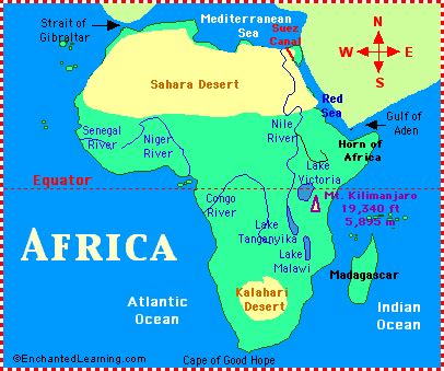 Map of africa equator wov007 d1softball net. Image result for africa equator | Africa map, Geography, Geography activities