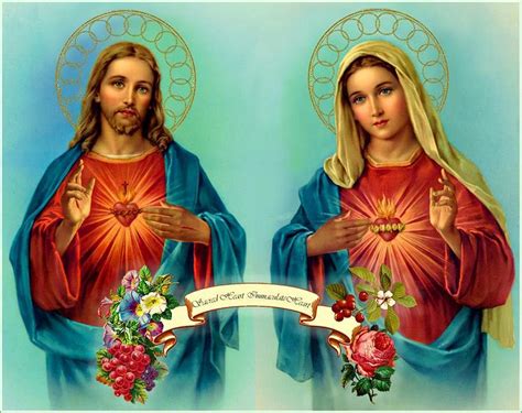 Celebrate The Feasts Of The Sacred Heart Of Jesus And The Immaculate