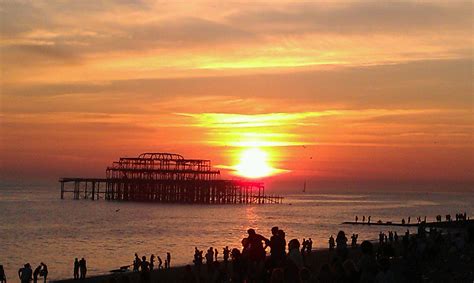 West Pier Brighton Sunset Outdoor