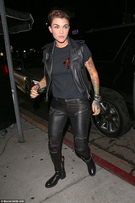 Ruby Rose Shows Off Arm Tattoos At Kendall Jenners 20th Birthday Party In Los Angeles Daily