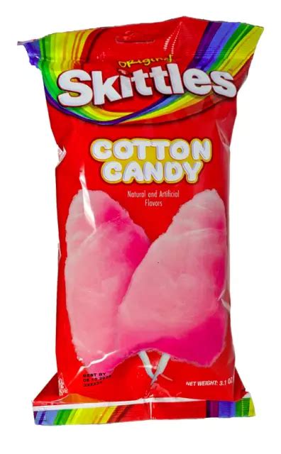Skittles Original Flavored Cotton Candy 6 Pack 31 Oz Bags 3695
