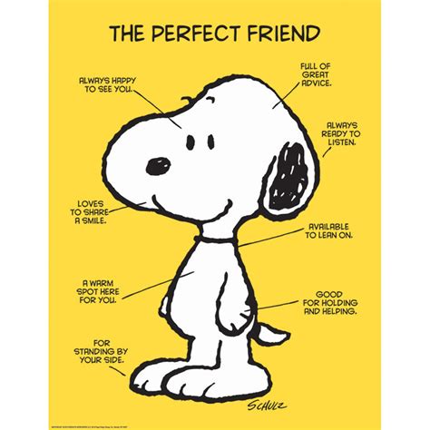 Peanuts The Perfect Friend 17x22 Poster Eu 837039 Eureka Posters