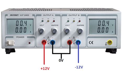Voltage Dual Polarity 12v From A Bench Power Supply Electrical