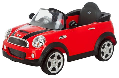 Mini Cooper 6v Electric Car Red Top Toys