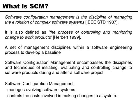 Software Configuration Management Ppt Download