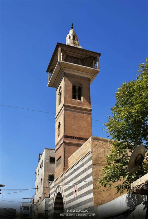 المئذنة جامع برسباي الناصري او جامع الورد دمشق Mosque Architecture
