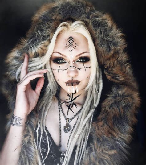 Viking Warrior Viking Makeup Female Canvas Link