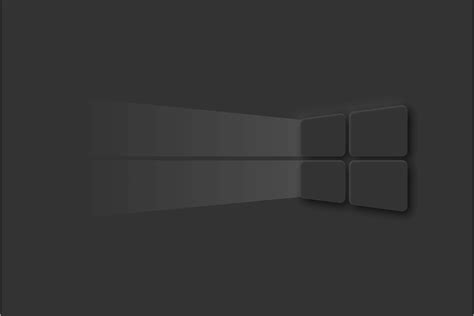 Windows 10 Dark Mode Logo Wallpaper Hd Hi Tech 4k